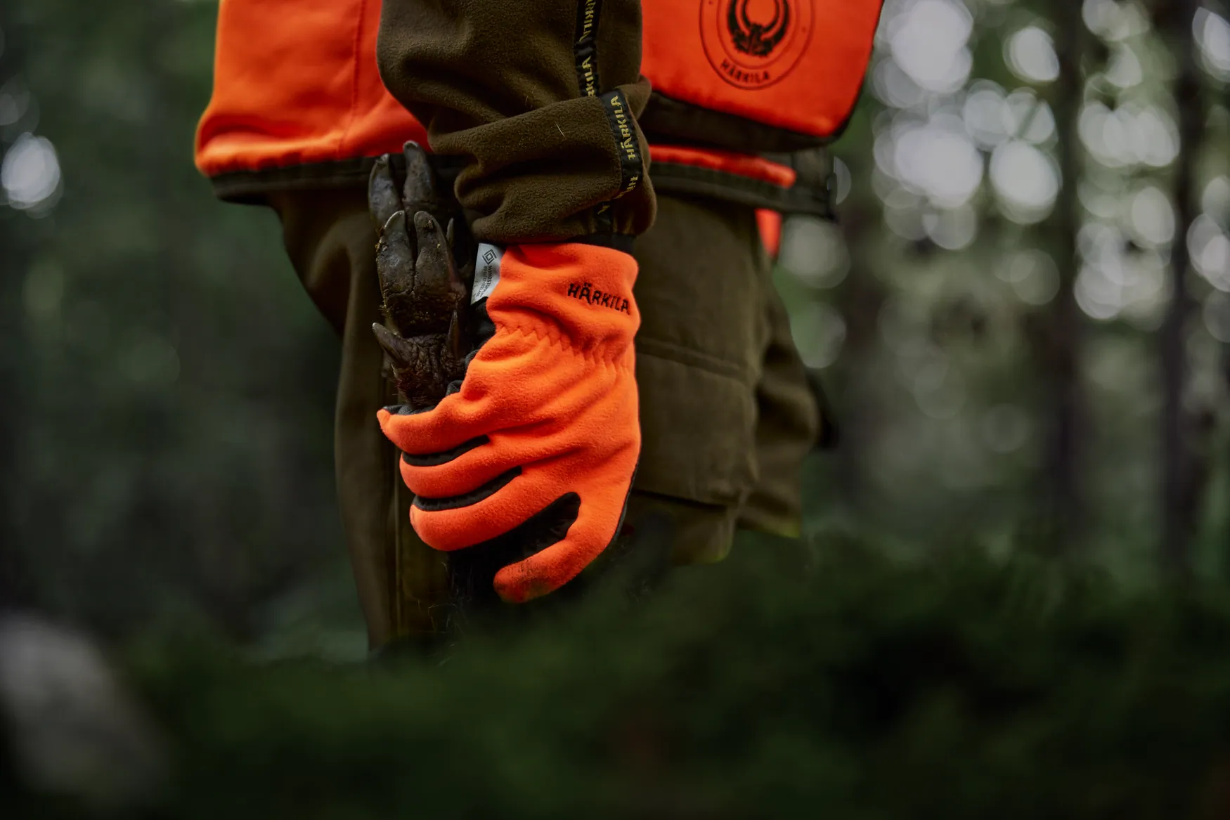 Harkila rukavice Wildboar Pro Blaze WSP,boja narandzasta/braon,vel.L – Harkila – Lovački Šal/Kravate/Tregeri/Rukavice – slika 7