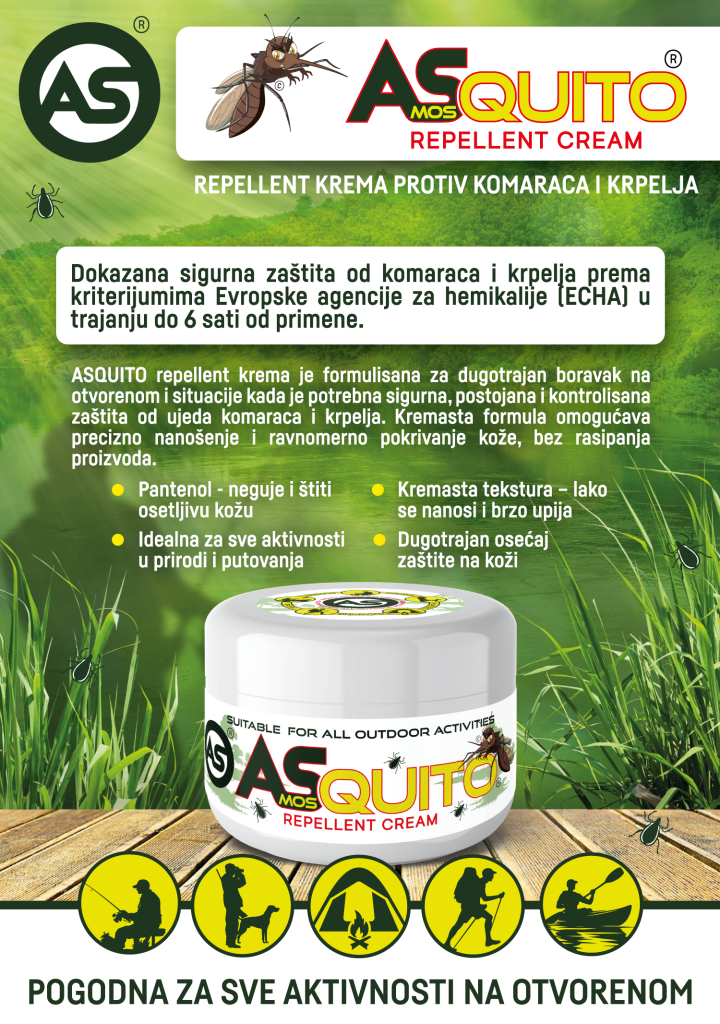 Asquito krema 45ml – Lovačka Oprema – Oprema za prirodu / Podloge za sedenje – slika 1
