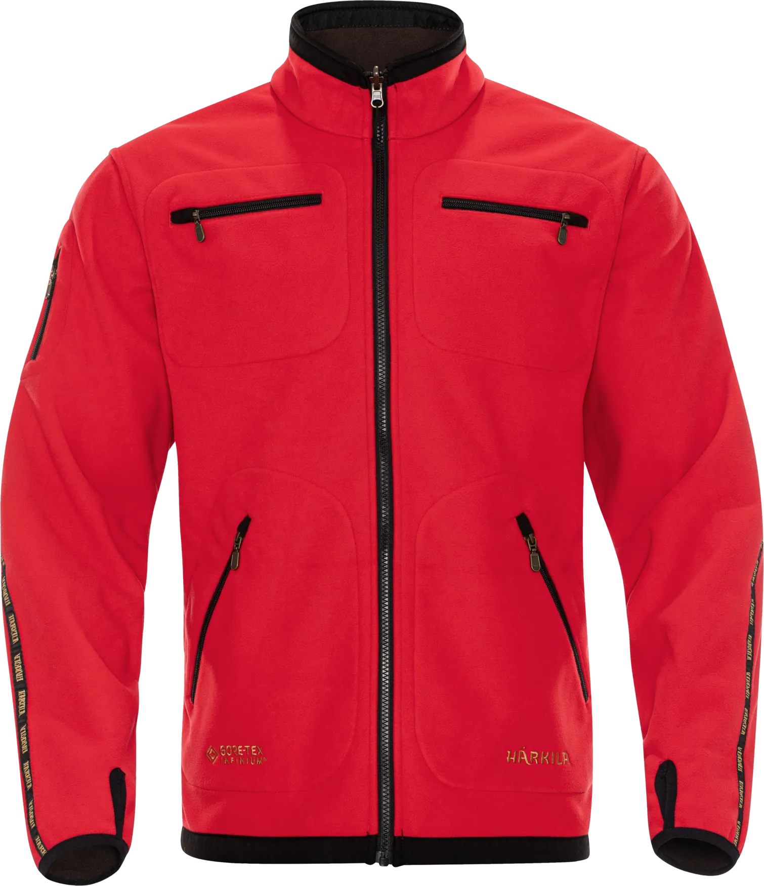 Harkila jakna Kamko fleece boja Brown/Red, vel.XL – Harkila – Lovačke Jakne/Kabanice