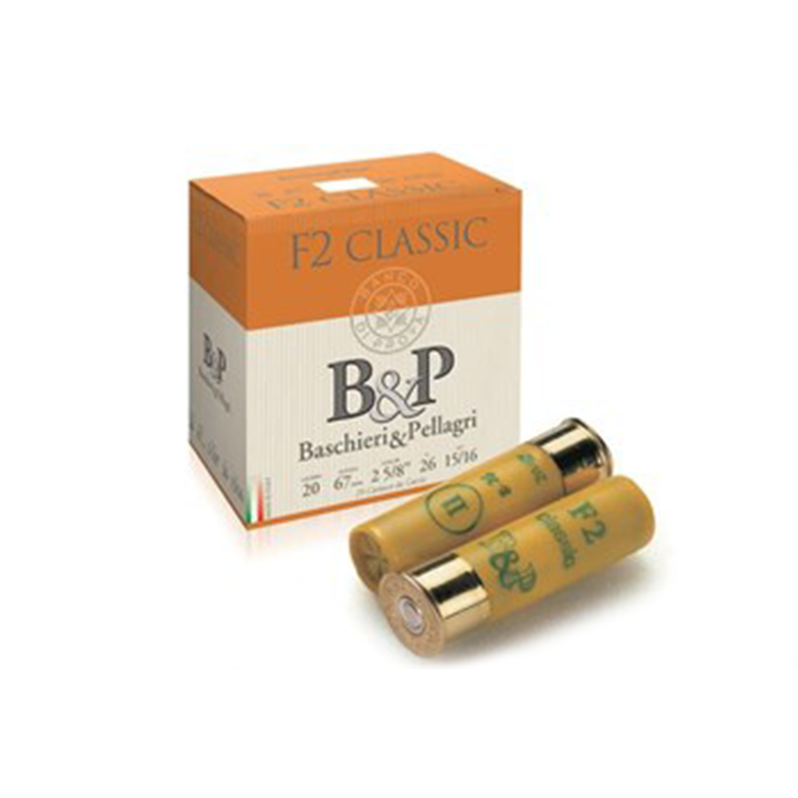 Lovački metak B&P F2 Classic cal 20/67 26gr 2 (3,5mm) – Baschieri & Pellagri