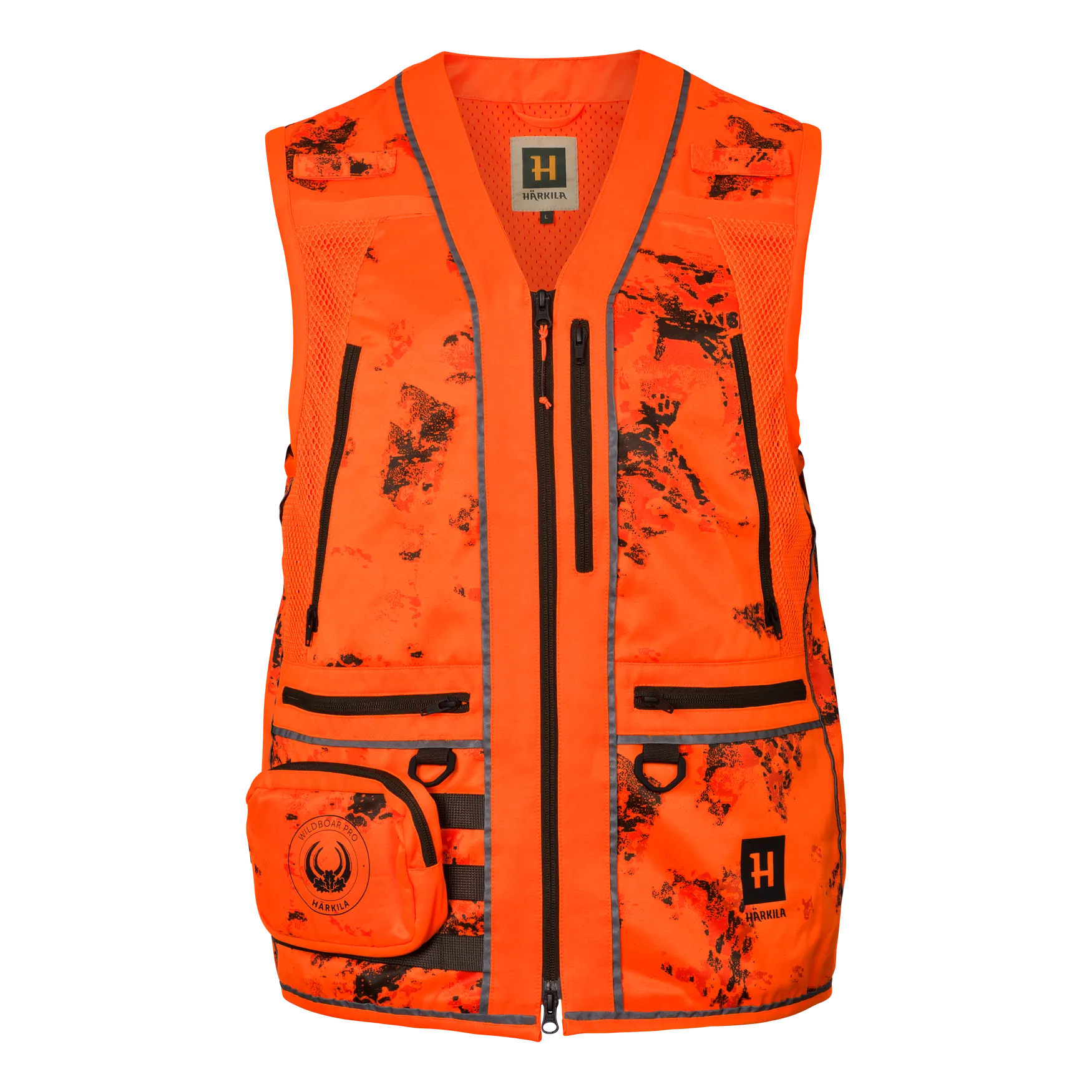 Harkila prsluk Wildboar Pro Blaze camo AXIS MSPCe,boja narandžasta,vel.2XL – Harkila