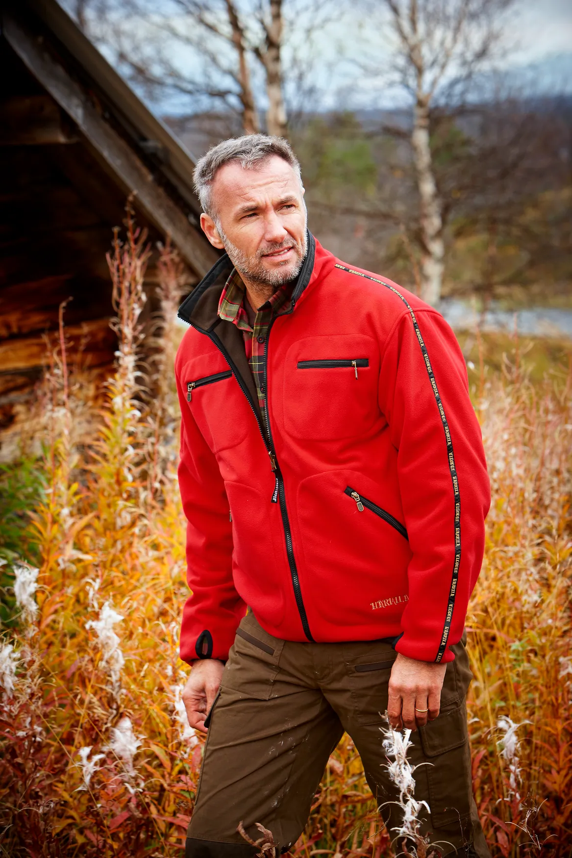 Harkila jakna Kamko fleece boja Brown/Red vel.L – Harkila – Lovačke Jakne/Kabanice – slika 8