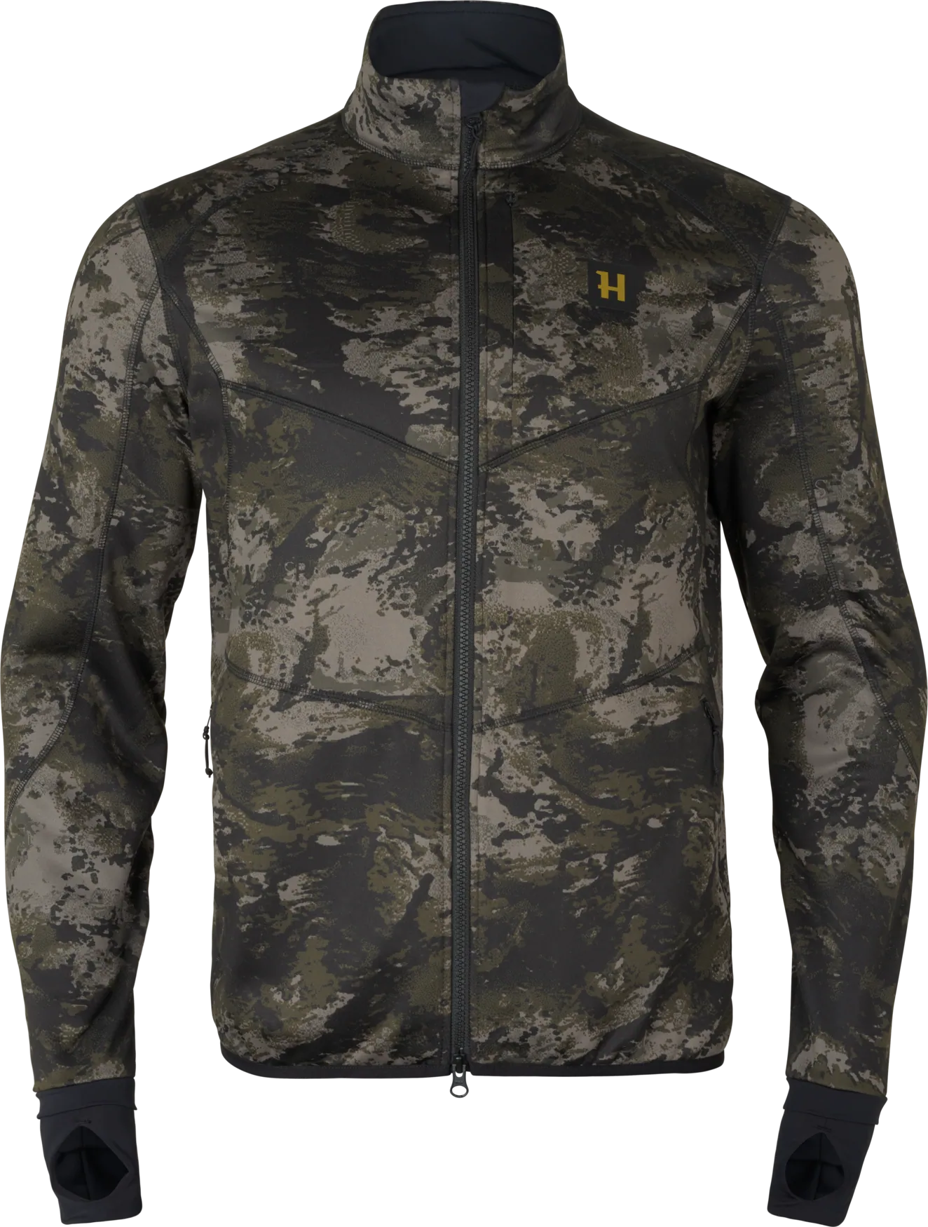 Harkila Noctyx camo full zip fleece AXIS MSP boja crna, vel.2XL – Harkila
