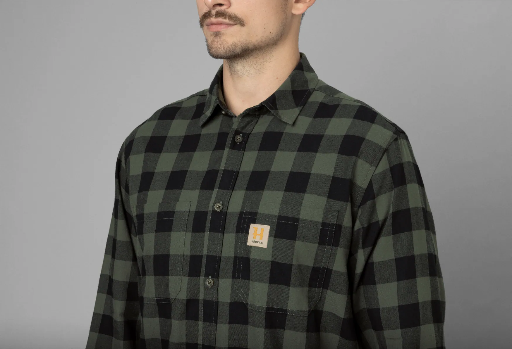 Harkila kosulja Scandinavian L/S boja zelena, vel. 3XL – Harkila – Lovačke Košulje – slika 3