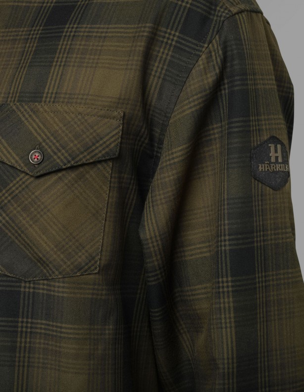 Harkila košulja Driven Hunt flannel boja Oliver green, vel. 3XL – Harkila – Lovačke Košulje – slika 2