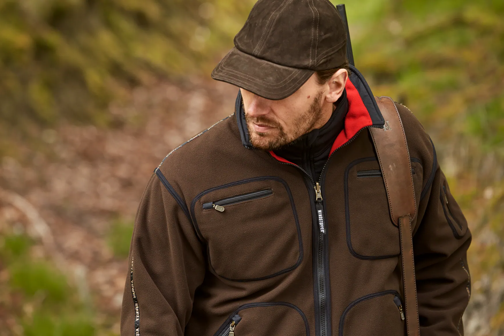 Harkila jakna Kamko fleece boja Brown/Red vel.L – Harkila – Lovačke Jakne/Kabanice – slika 10
