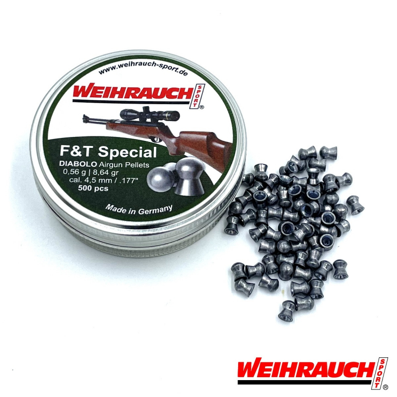 Dijabole F&T Exact cal.4,5mm 1/500 – Weihrauch – Dijabole/Čelične kuglice