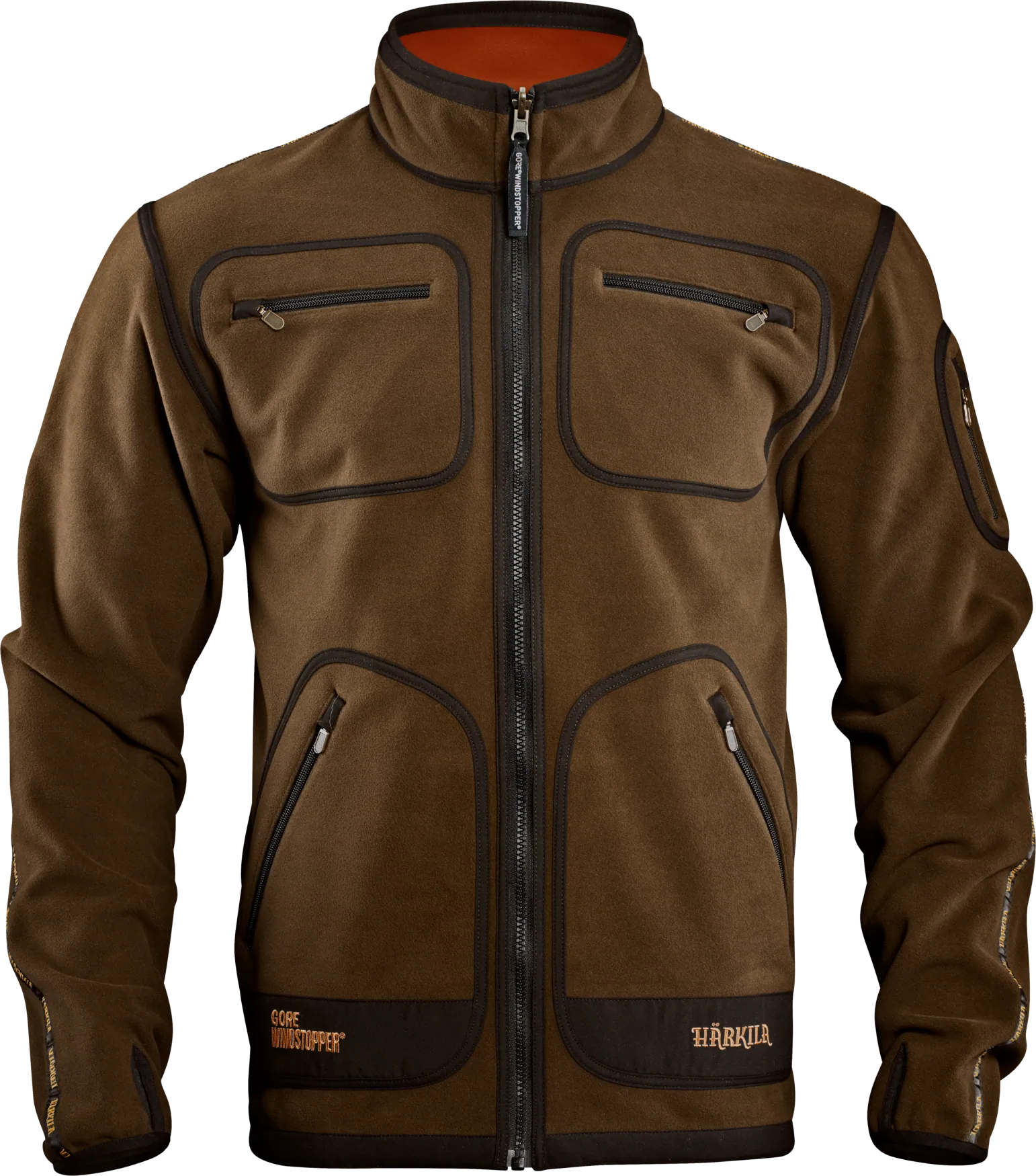 Harkila jakna Kamko Fleece boja braon/narandzasta , vel. 5XL – Harkila – Lovačke Jakne/Kabanice – slika 5