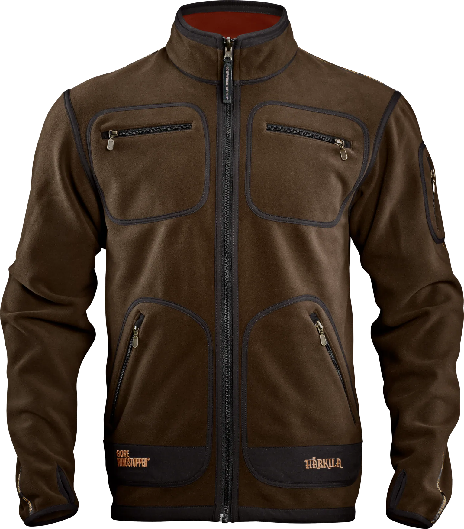 Harkila jakna Kamko fleece boja Brown/Red vel.L – Harkila – Lovačke Jakne/Kabanice – slika 6