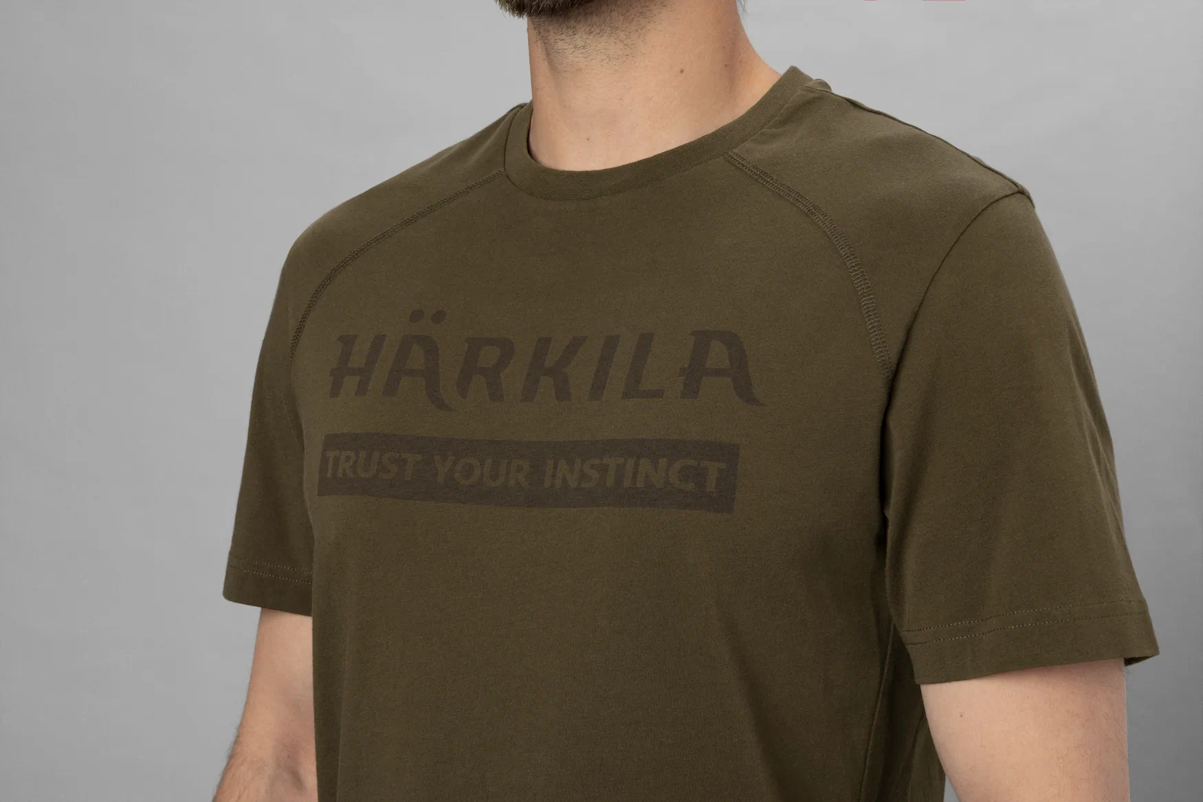 harkila majca Logo S/S boja zelena vel.XL – Harkila – Lovački Džemperi/Duksevi/Majice – slika 1