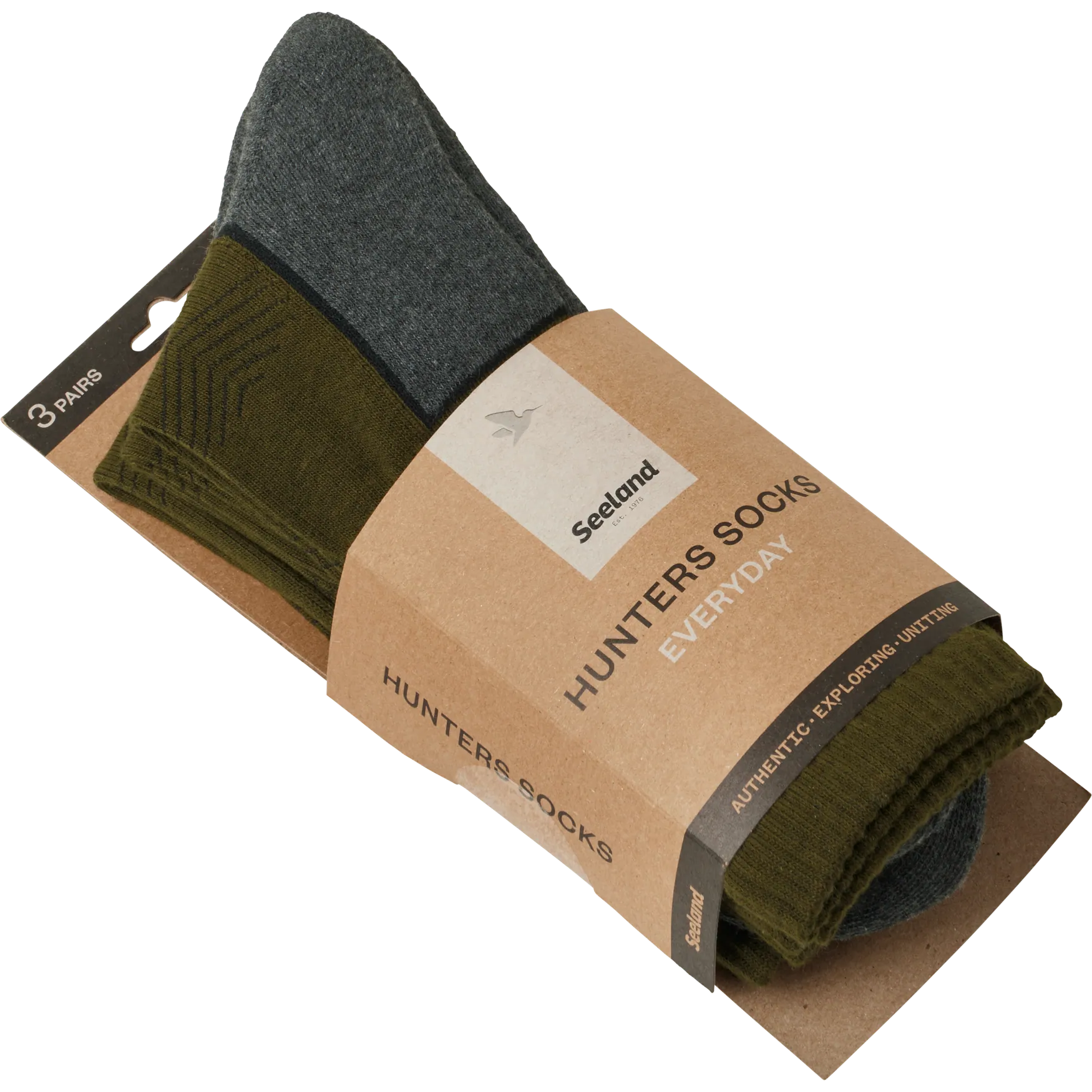 Seeland carape Field 3 para boja pino green/dark grey vel.43-46 – Seeland – Lovački Donji veš i Čarape