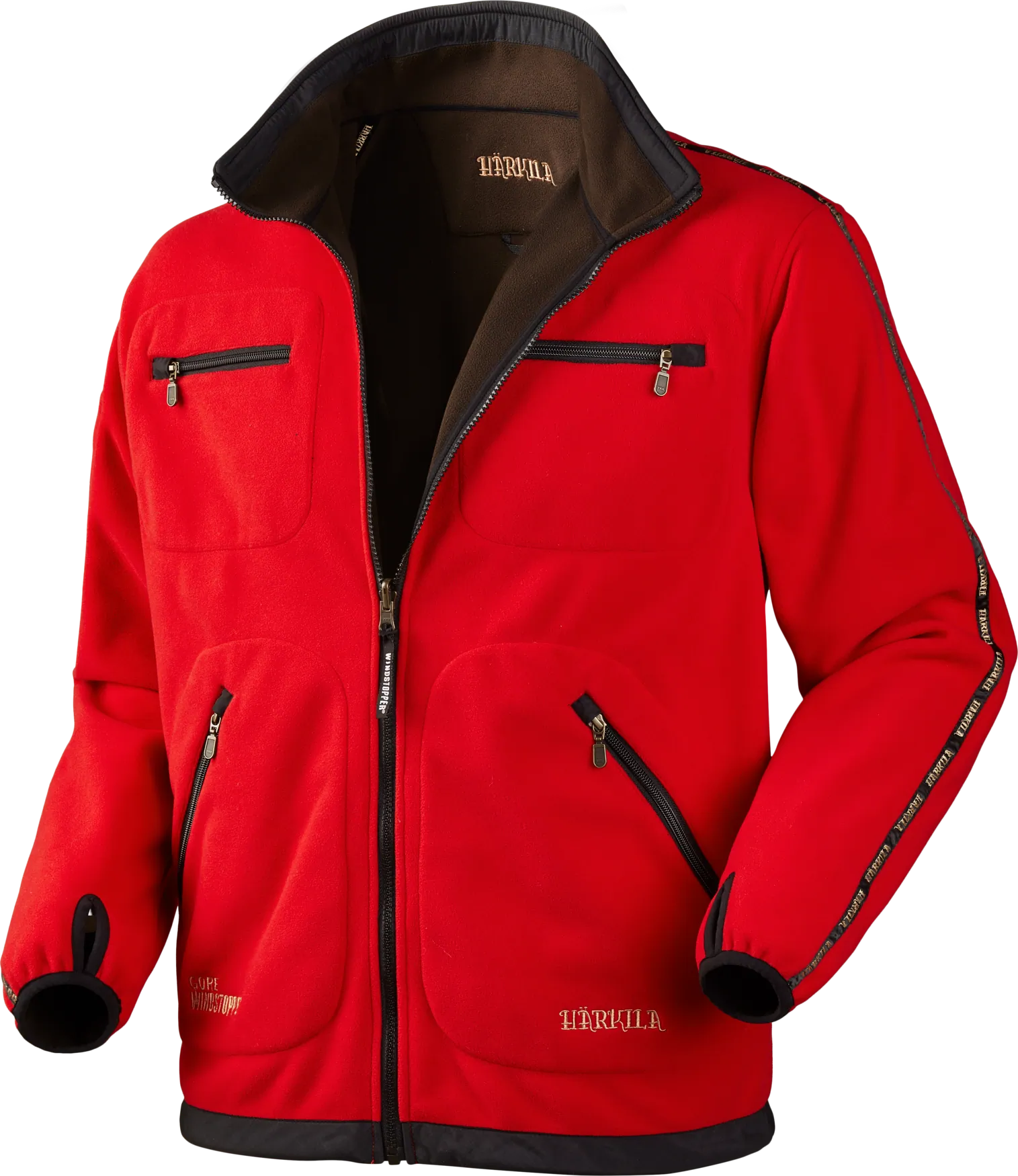 Harkila jakna Kamko fleece boja Brown/Red vel.L – Harkila – Lovačke Jakne/Kabanice – slika 5