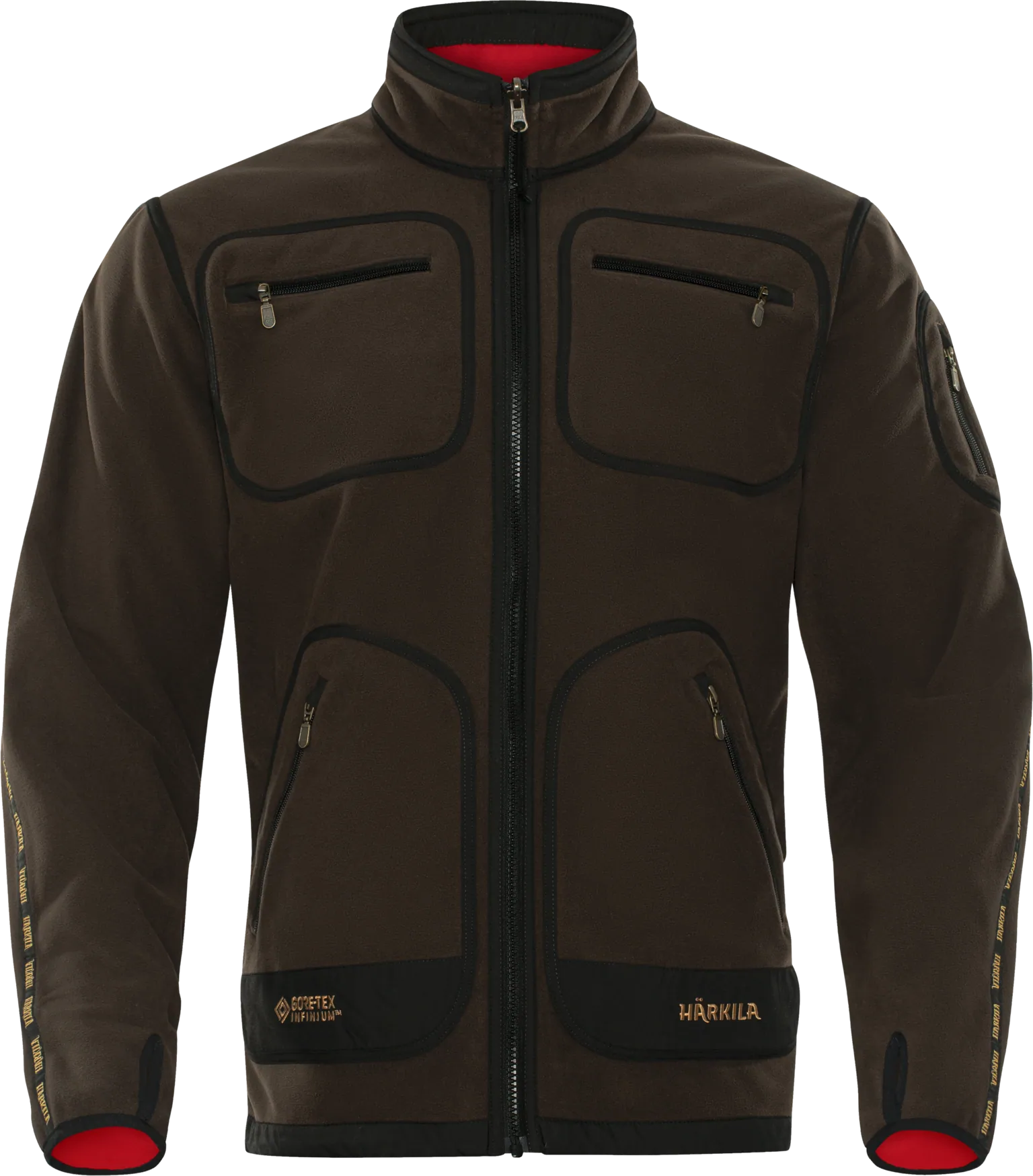 Harkila Kamko Fleece boja braon/crvena vel.3XL – Harkila – Lovačke Jakne/Kabanice – slika 1