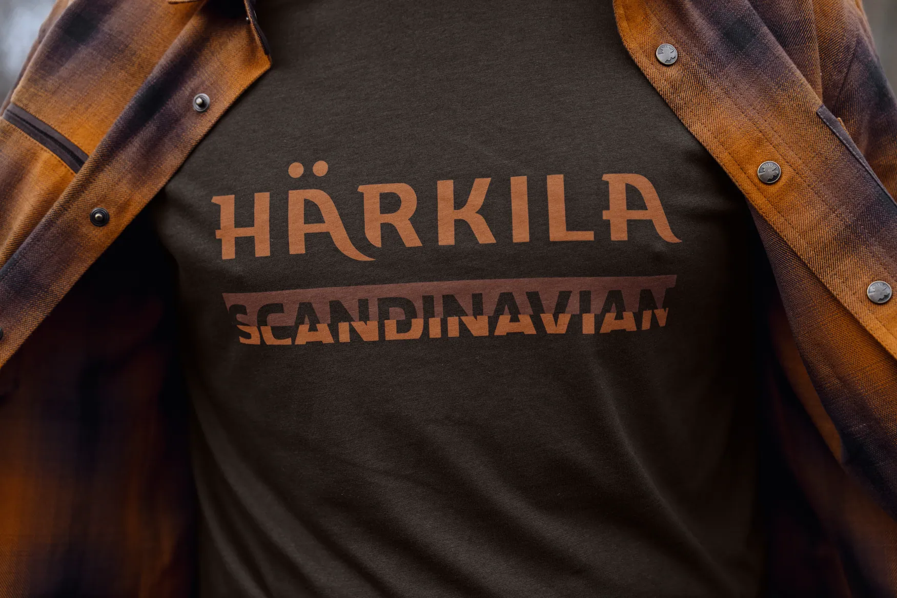 Harkila majica Scandinavia S/S boja braon,vel.3XL – Harkila – Lovački Džemperi/Duksevi/Majice – slika 3