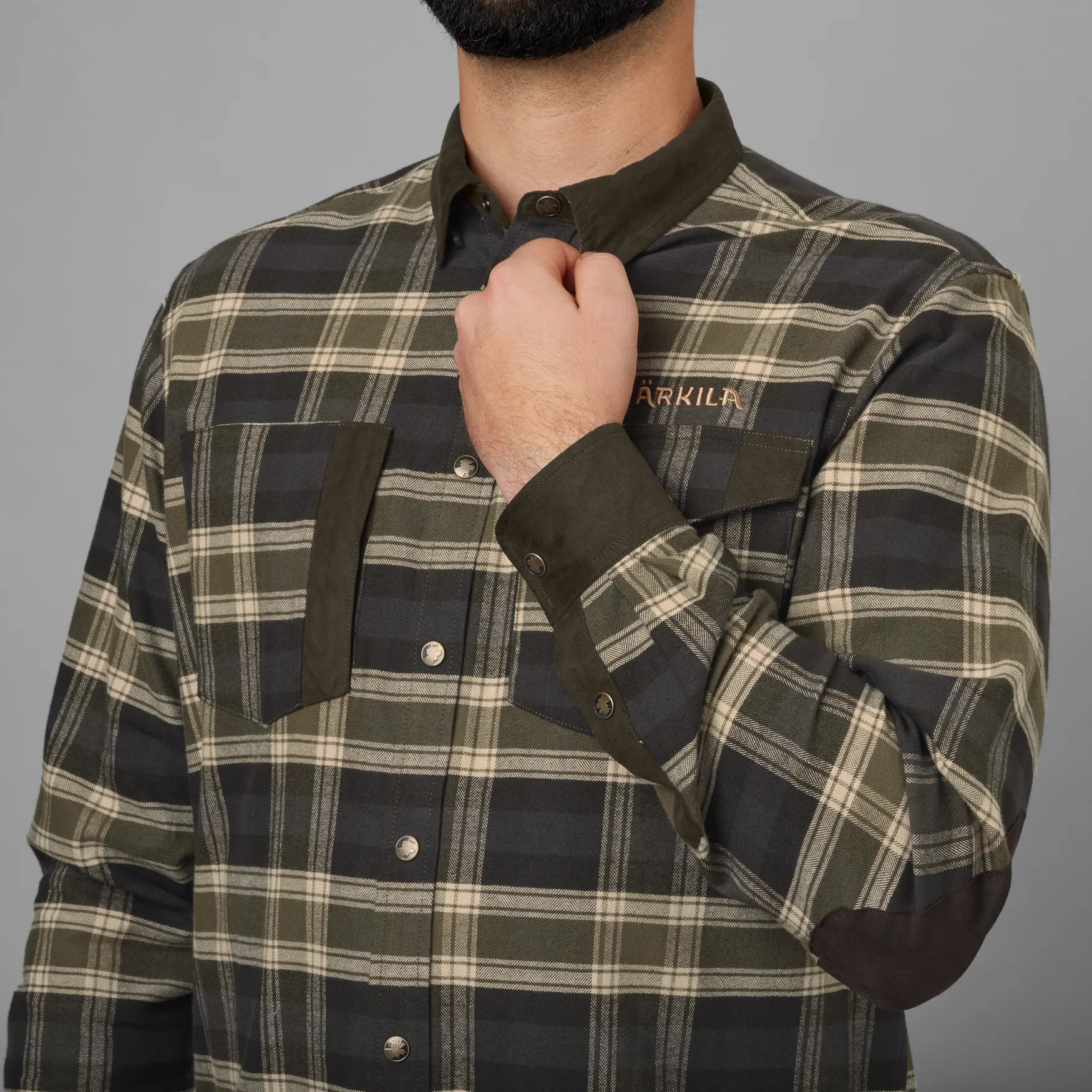 Harkila kosulja Aivak L/S boja braon, vel. 3XL – Harkila – Lovačke Košulje – slika 6