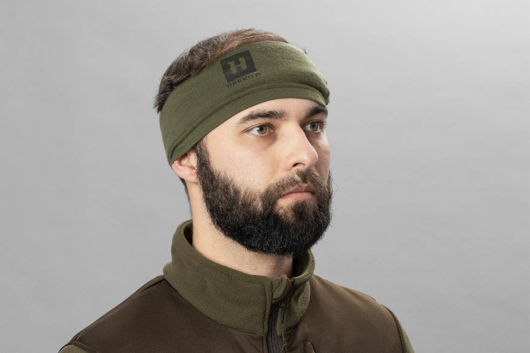 Harkila Base sal,boja dark olive, vel.one size – Harkila – Lovački Šal/Kravate/Tregeri/Rukavice – slika 4