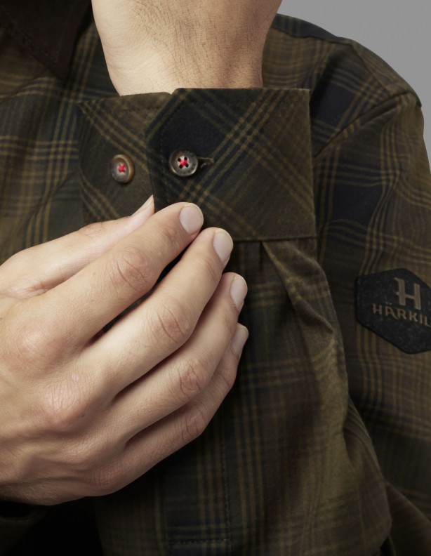 Harkila košulja Driven Hunt flannel boja Oliver green, vel. 3XL – Harkila – Lovačke Košulje – slika 3