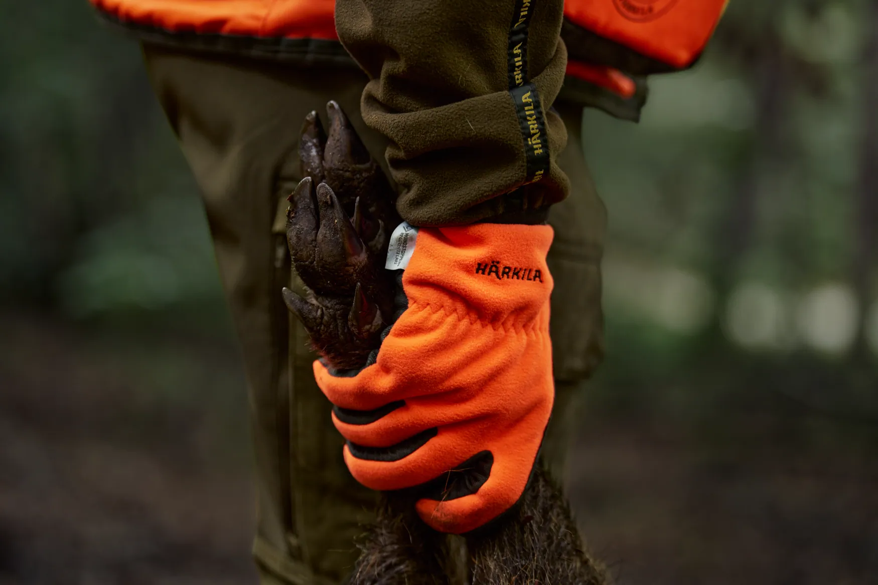 Harkila rukavice Wildboar Pro Blaze WSP,boja narandzasta/braon,vel.L – Harkila – Lovački Šal/Kravate/Tregeri/Rukavice – slika 5
