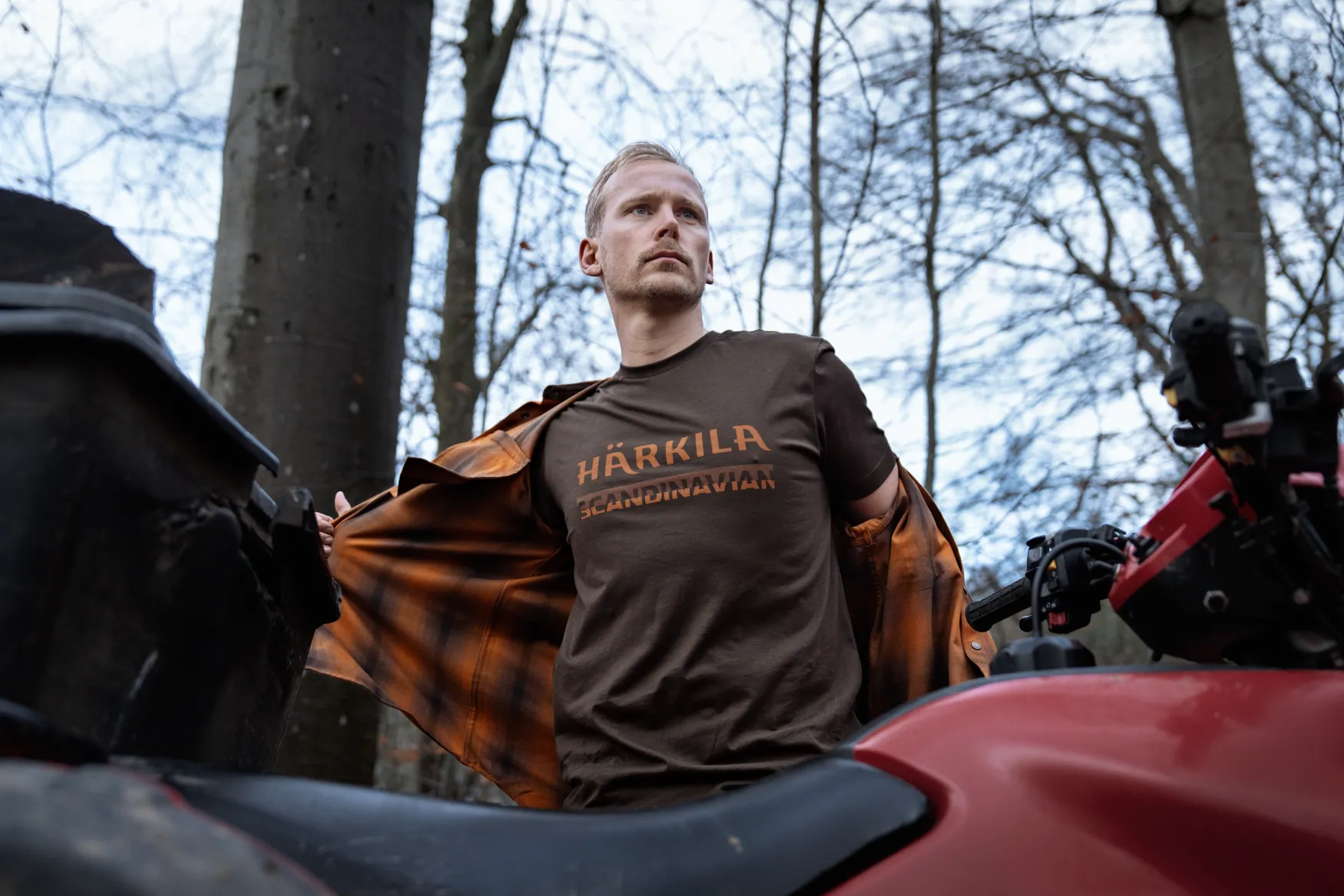 Harkila majica Scandinavia S/S boja braon,vel.2XL – Harkila – Lovački Džemperi/Duksevi/Majice – slika 4