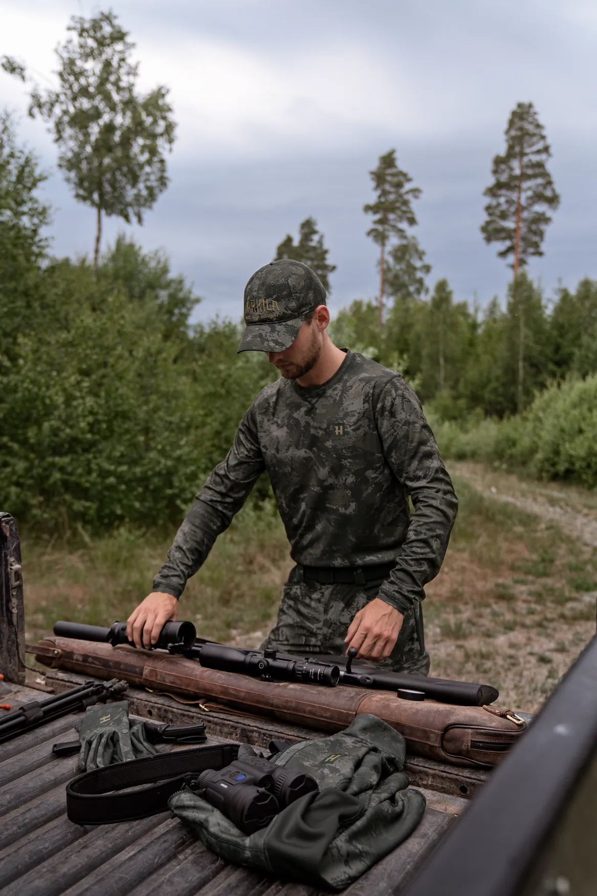 Harkila majca Noctyx camo AXIS MSP boja crna,vel.3XL – Harkila – Lovački Džemperi/Duksevi/Majice – slika 5