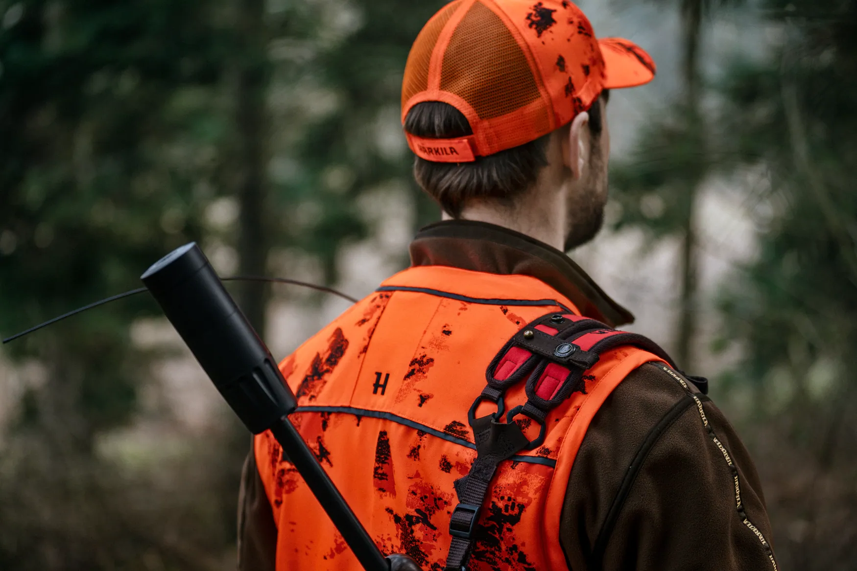 Harkila prsluk Wildboar Pro Blaze camo AXIS MSPCe,boja narandžasta,vel.3XL – Harkila – Lovački Prsluci – slika 1