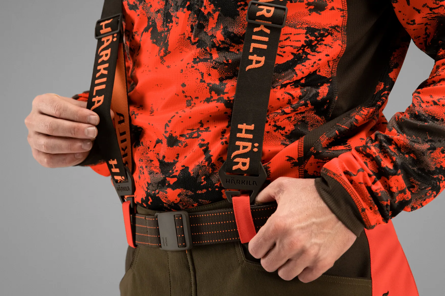 Harkila kais Pro Tech boja braon/narandzasta,vel XL/2XL 125cm – Harkila – Lovački Šal/Kravate/Tregeri/Rukavice – slika 2