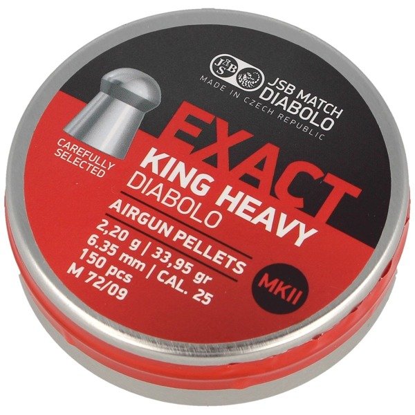 Dijabole Exact King Heavy cal.6,35 1/150 – JSB – Dijabole/Čelične kuglice
