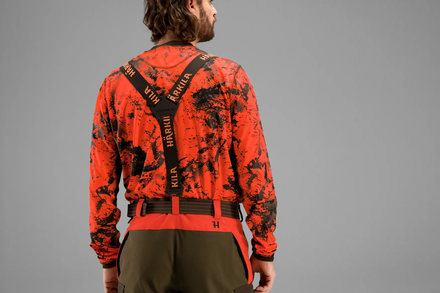 Harkila kais Pro Tech boja braon/narandzasta,vel XL/2XL 125cm – Harkila – Lovački Šal/Kravate/Tregeri/Rukavice – slika 3