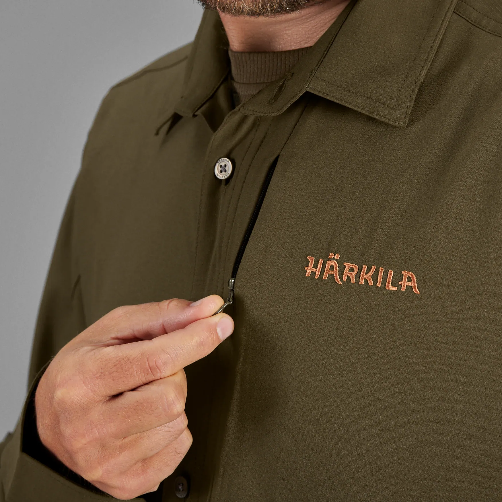 Harkila kosulja Trail L/S boja zelena,vel.2XL – Harkila – Lovačke Košulje – slika 2