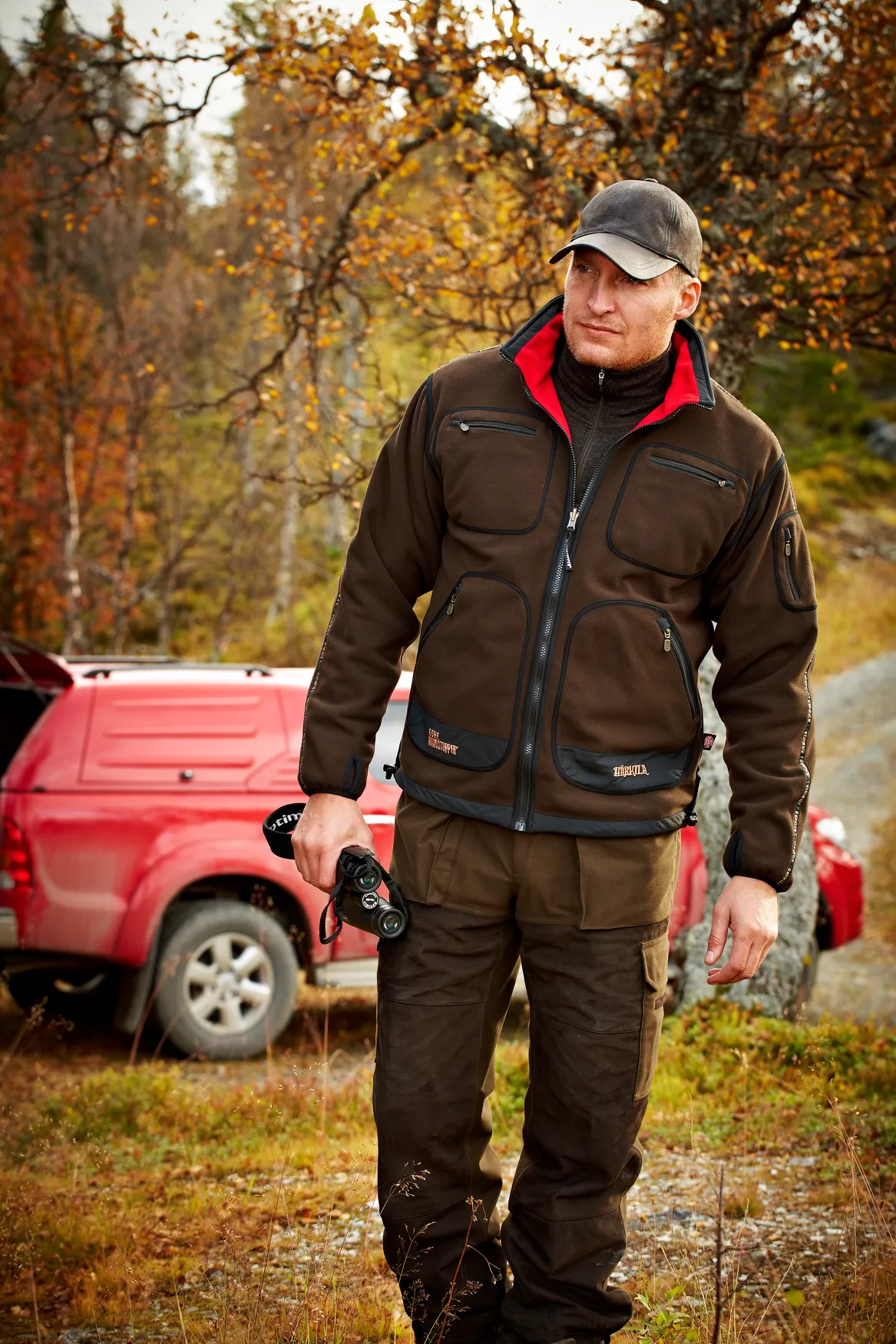 Harkila jakna Kamko fleece boja Brown/Red vel.L – Harkila – Lovačke Jakne/Kabanice – slika 9