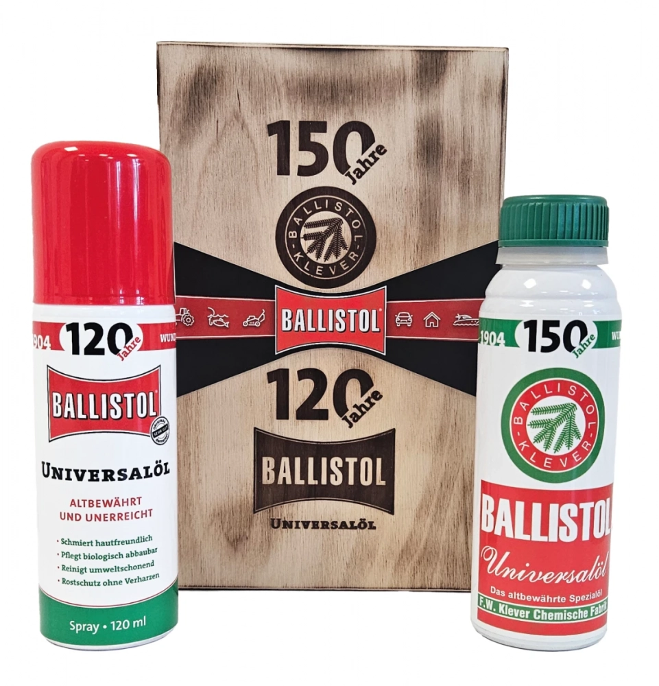 Balistol Aniversary drvo set – Ballistol – Pribor i sredstva za čišćenje