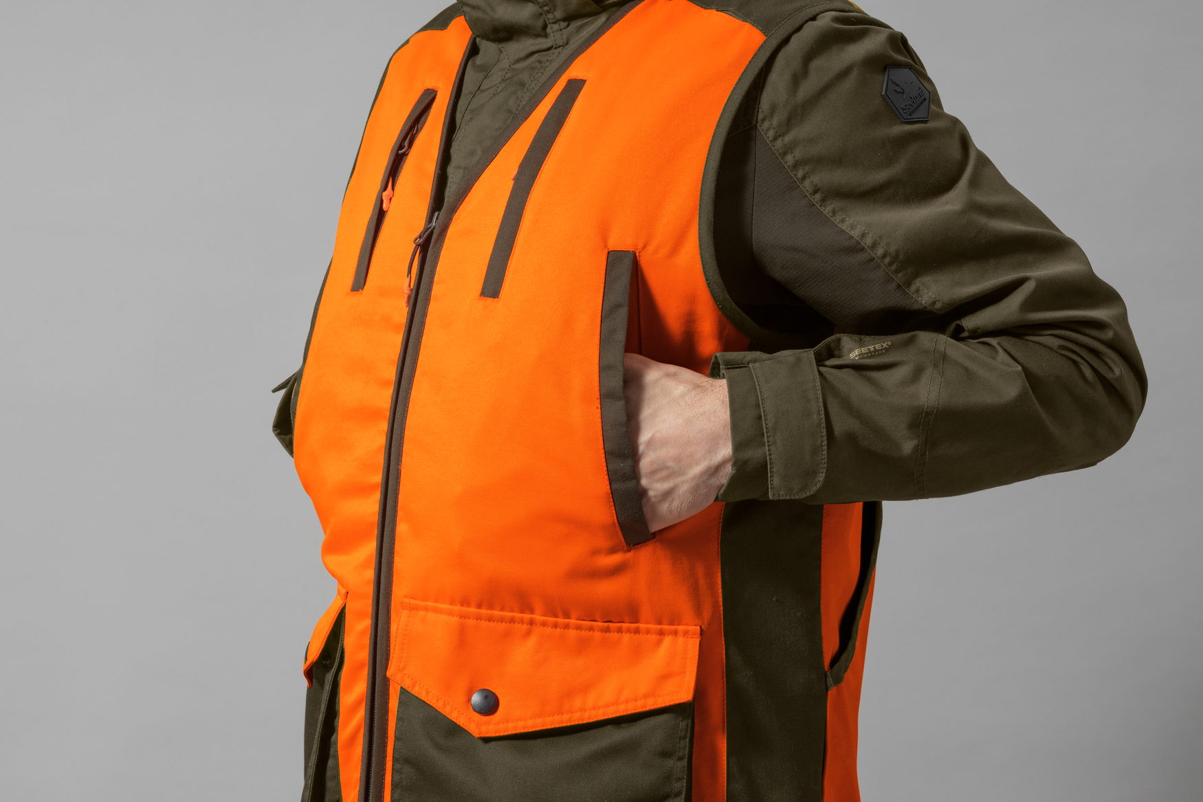 Seeland Travo prsluk Hi-vis, boja narandzasta, vel. L – Seeland – Lovački Prsluci – slika 6