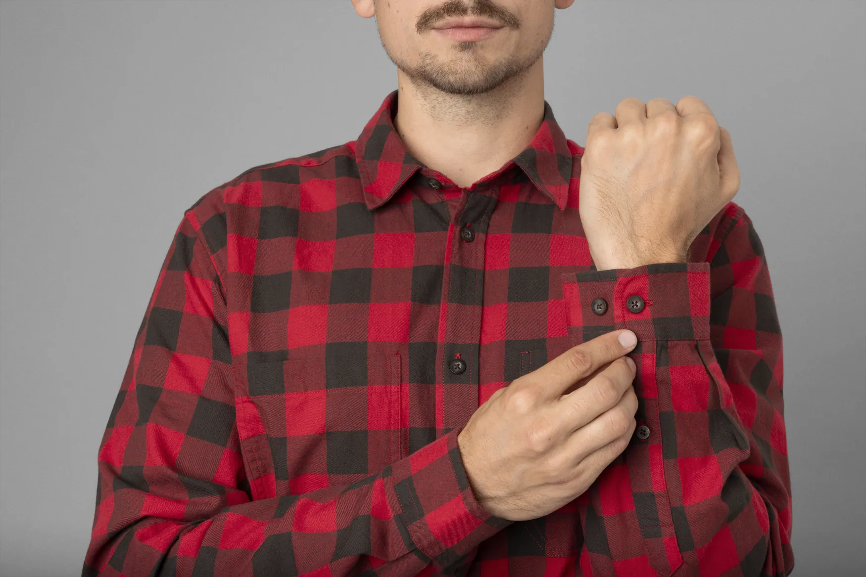 Harkila kosulja Scandinavian L/S boja crvena, vel. XXL – Harkila – Lovačke Košulje – slika 2