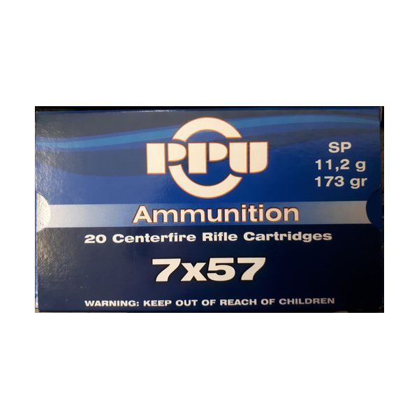 Karabinski metak PPU 7x57 11,20g/173gr – PPU