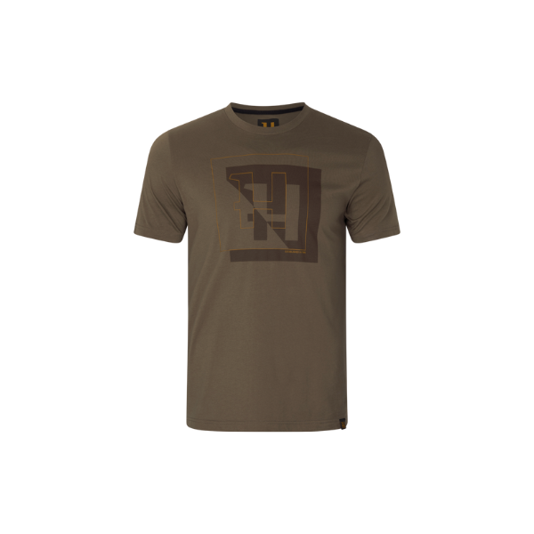Harkila H-logo majca S/S boja braon,vel.M – Harkila – Lovački Džemperi/Duksevi/Majice