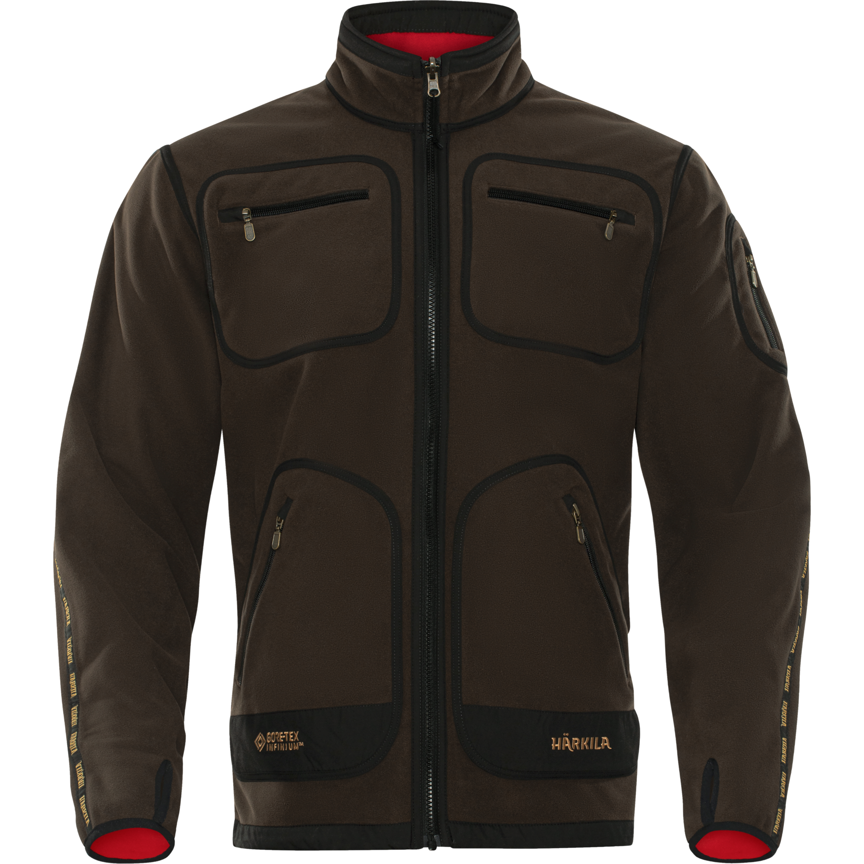 Harkila jakna Kamko fleece boja Brown/Red vel.L – Harkila – Lovačke Jakne/Kabanice – slika 1