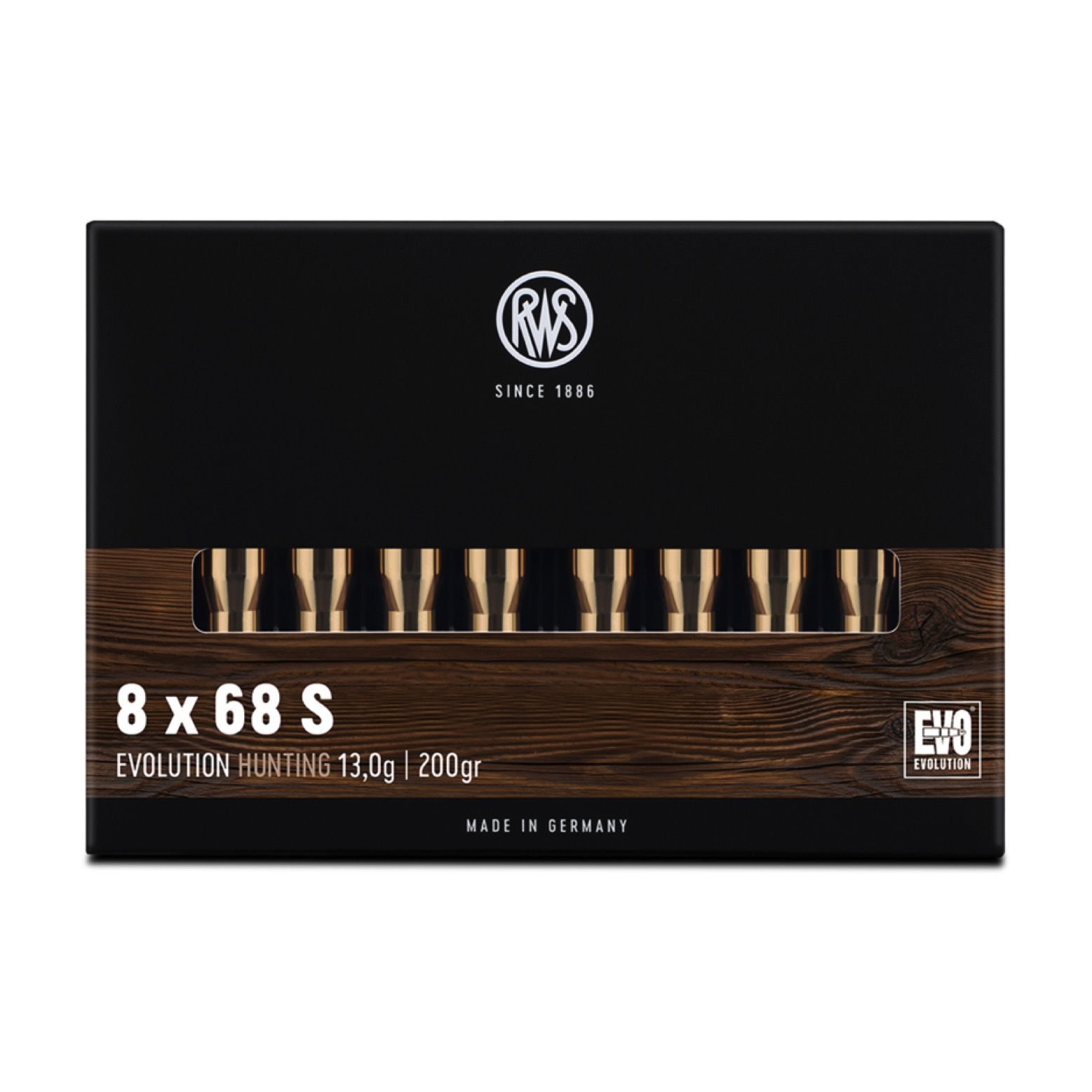 Karabinski metak RWS 8x68 S EVO 13,0g/200gr – RWS