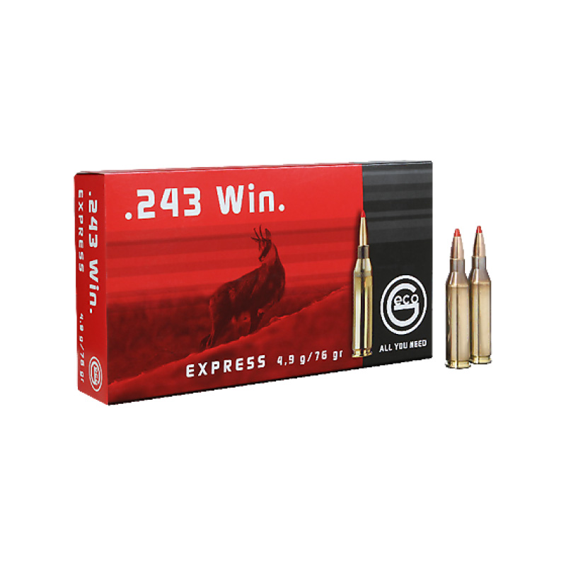 Karabinski metak Geco .243 Win. EXPRESS  4,9g/76gr – GECO