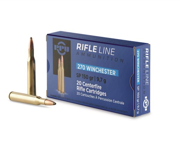 Karabinski metak PPU .270 Win. 9.7g/150gr – PPU