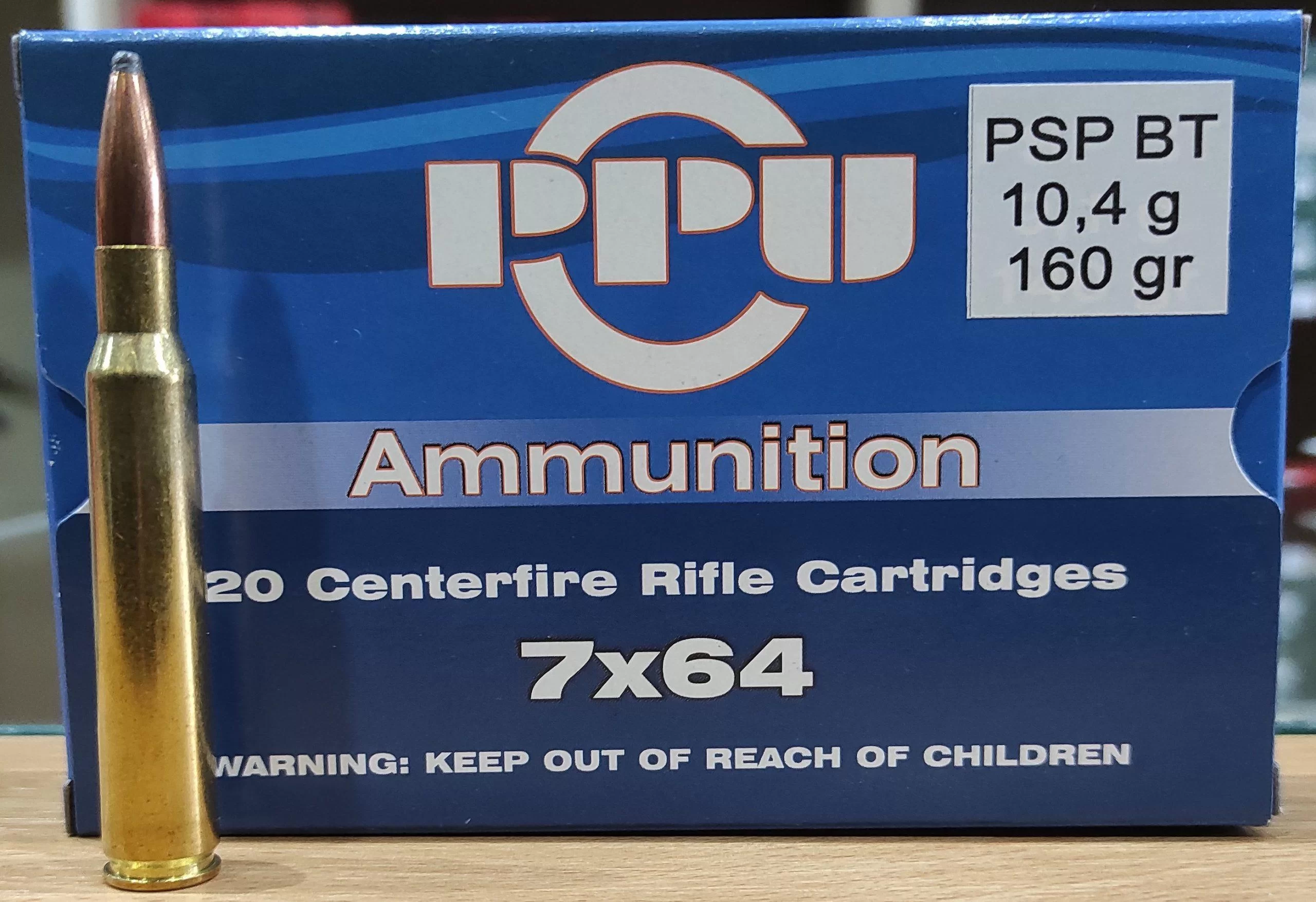 Karabinski metak PPU 7X64 PSP BT 10,4G (165) A-403 – PPU