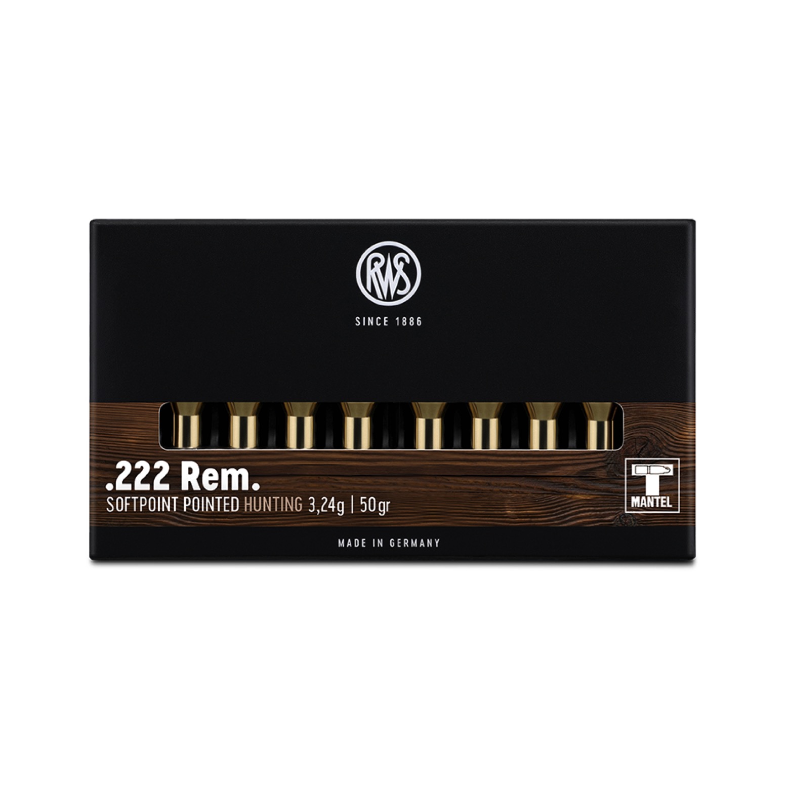 Karabinski metak RWS .222 Rem. 3,24g/50gr – RWS