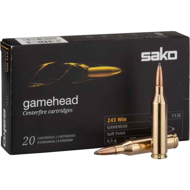 Karabinski metak Sako Gamehead 243 win 6,5g/100grs – Sako