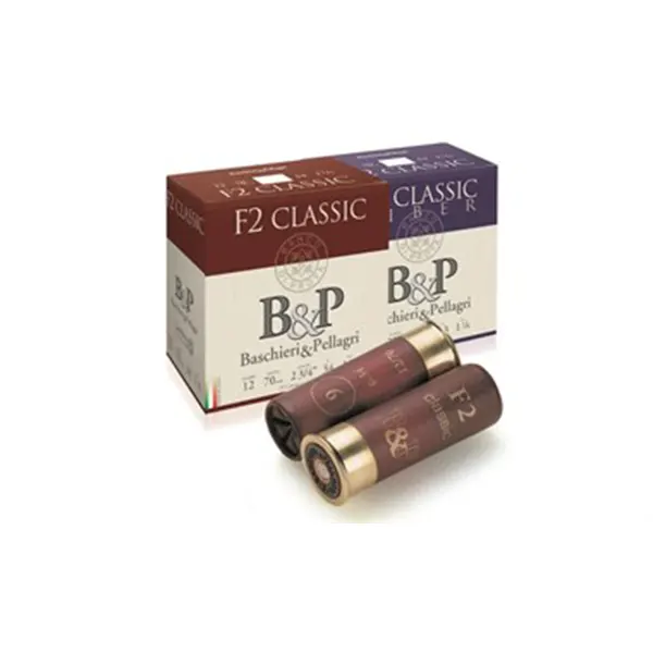 Lovački metak B&P F2 Classic Fiber 12/70 33gr 2 (3,5mm) – Baschieri & Pellagri
