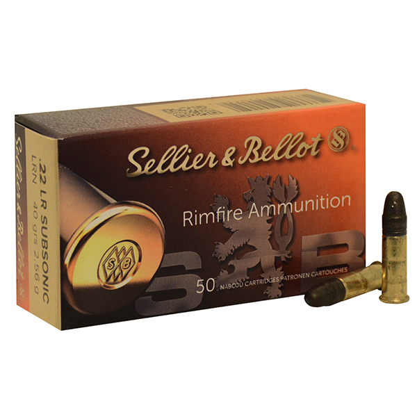 Malokalibarska municija Bellot 22 LR Subsonic 40gr/2.6g – Sellier&Bellot – Malokalibarska municija