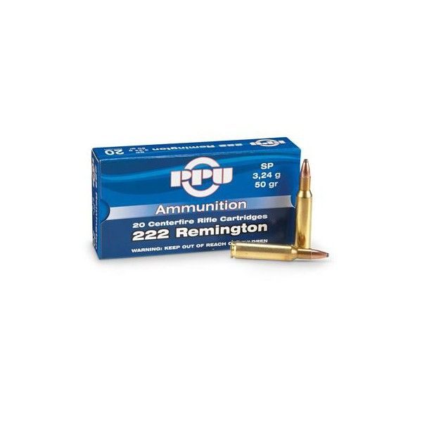 Karabinski metak PPU .222 Rem.  3,24g/50gr – PPU