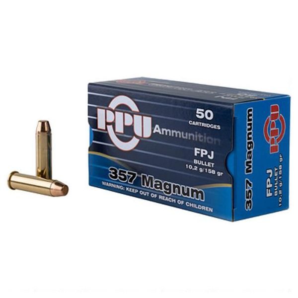 Revolverski metak 357 Magnum PPU 10,2gr/158gr – PPU – Pištoljska municija