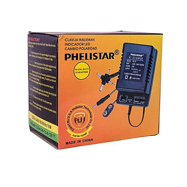 Phelistar 12V 1000mA AC-DC Punjač za bateriju za hranilicu – Lovačka Oprema