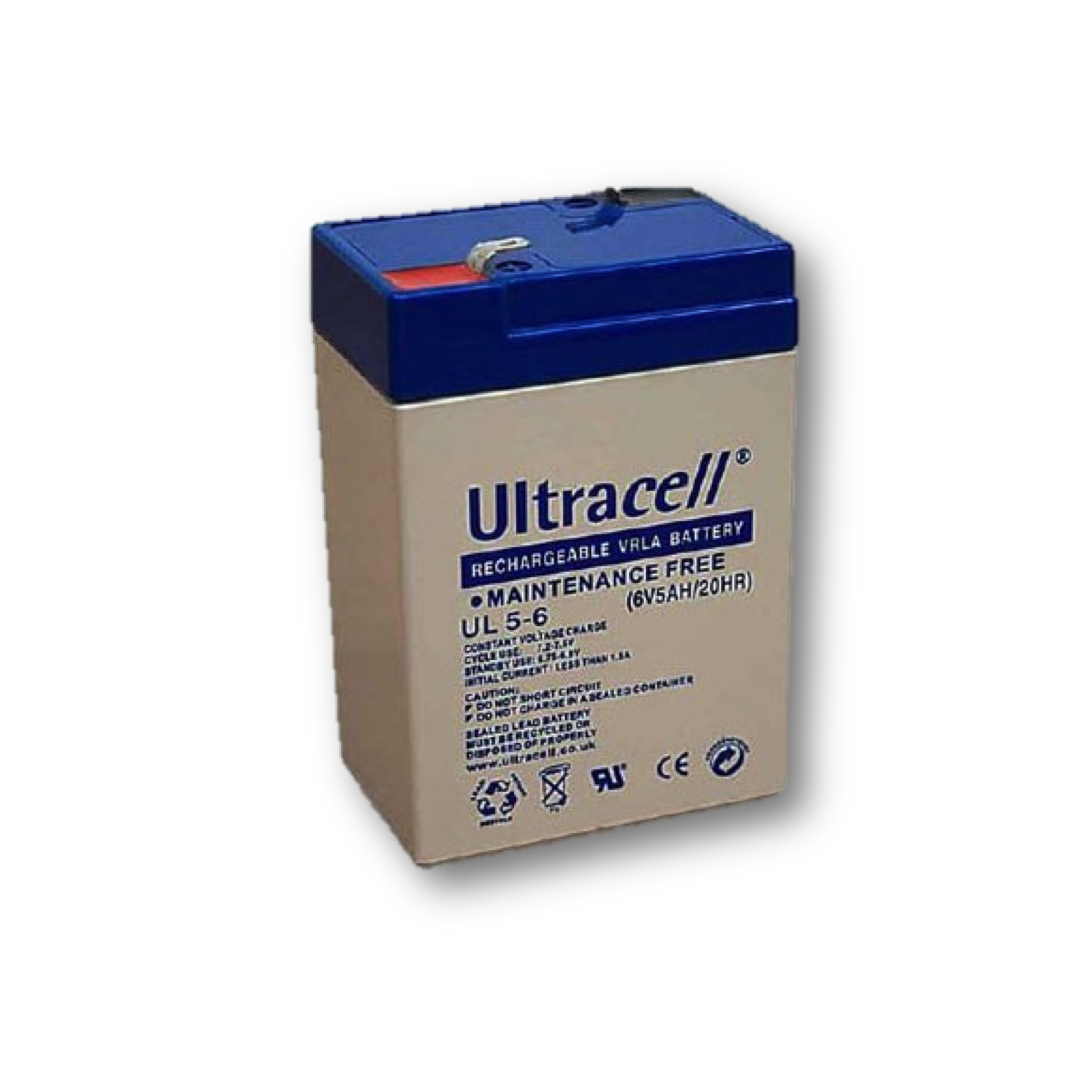 Ultracell UL5-6 6V 5Ah SLA stacionarni akumulator – ULTRACELL
