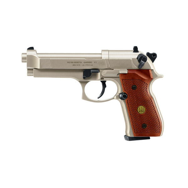 Vazdušni pištolj Beretta M 92 FS nickel/drvo – Umarex