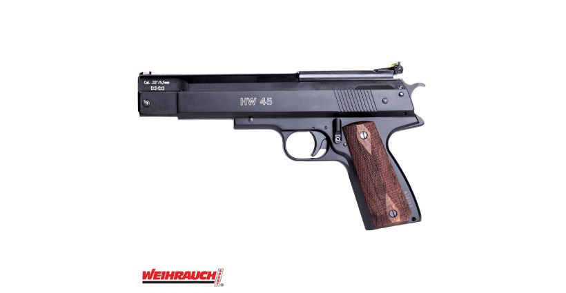 10.450000-00 Vazdušni pištolj Weihrauch HW45 cal.4,5mm nivo 1 125m/s, nivo 2 170m/s – Weihrauch – Vazdušni pištolji